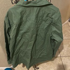 Light shirt jacket camouflage green